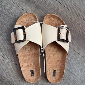 Musse & Cloud Cream Sandals with Tortoise Buckle Nordstrom Rack
